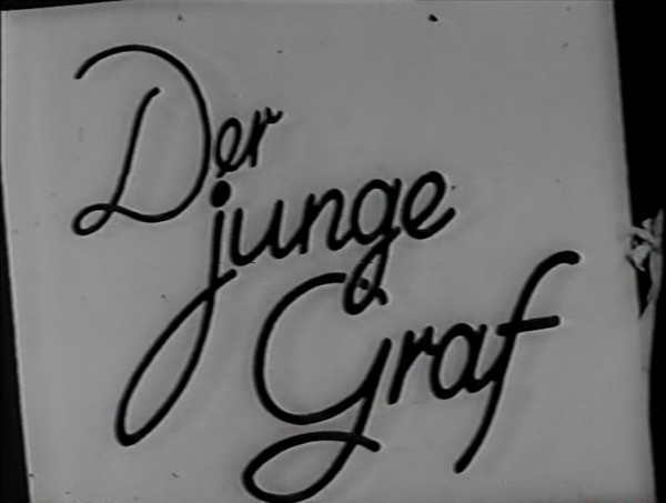 DER JUNGE GRAF 1935