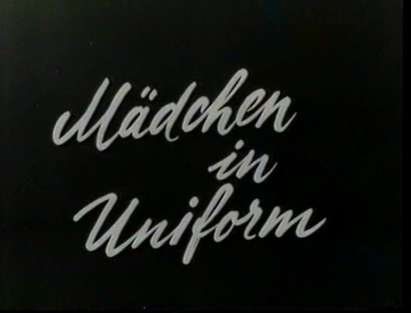 MAEDCHEN IN UNIFORM 1931