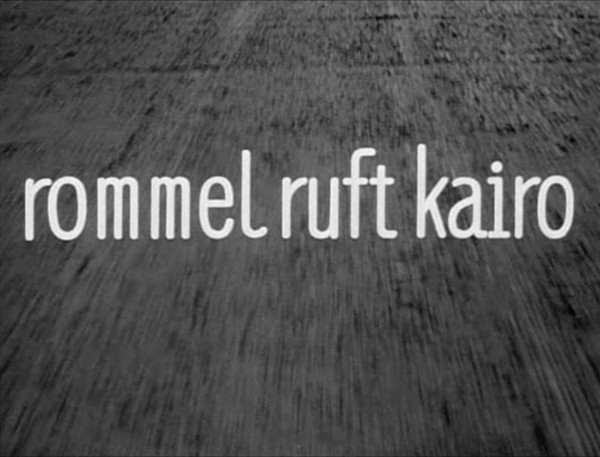 ROMMEL RUFT KAIRO Teil 1 & 2 1959