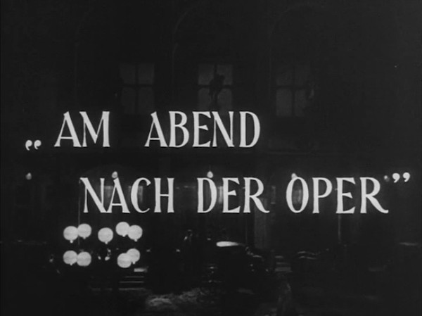 AM ABEND NACH DER OPER 1944