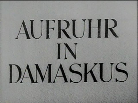 AUFRUHR IN DAMASKUS 1939