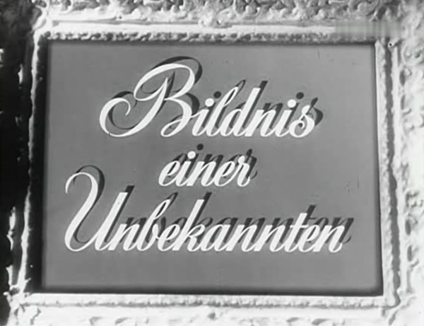 BILDNIS EINER UNBEKANNTEN 1954