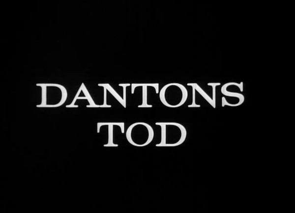 DANTONS TOD 1963