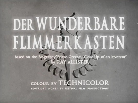 DER WUNDERBARE FLIMMERKASTEN 1951