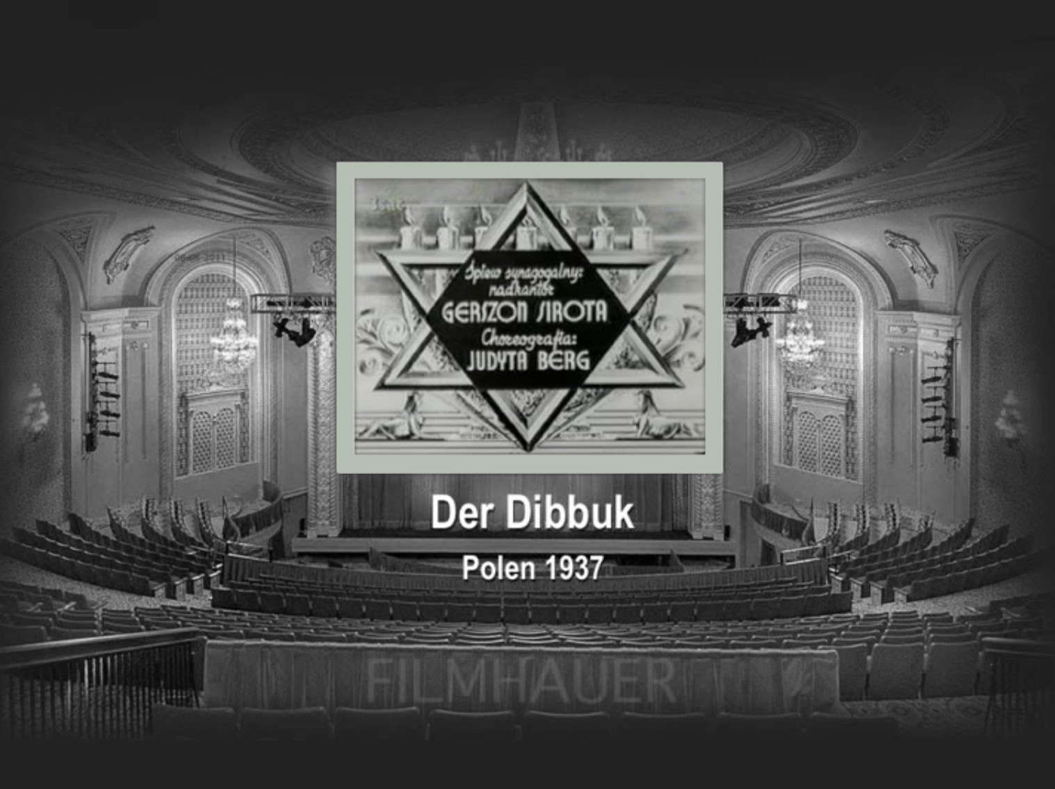 DER DIBBUK - POLEN 1937 - JIDDISCH