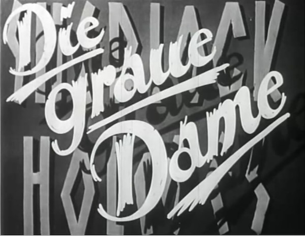 DIE GRAUE DAME 1937