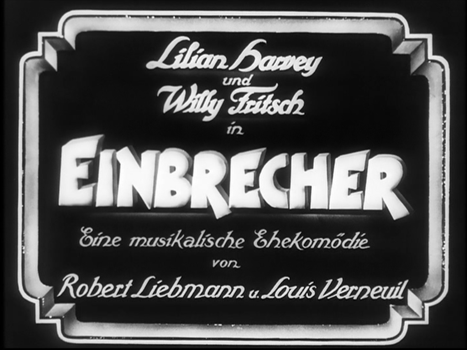 EINBRECHER 1930