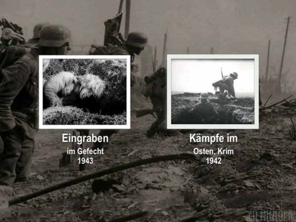 EINGRABEN IM GEFECHT 1943 - KAEMPFE IN OSTEN KRIM 1942