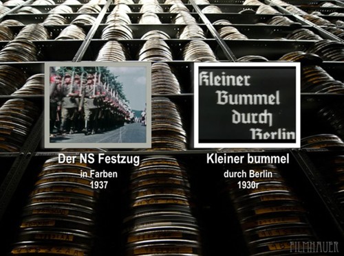 NS FESTZUG IN FARBEN 1938 - KLEINER BUMMEL DURCH BERLIN 1930r