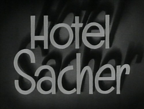 HOTEL SACHER 1939
