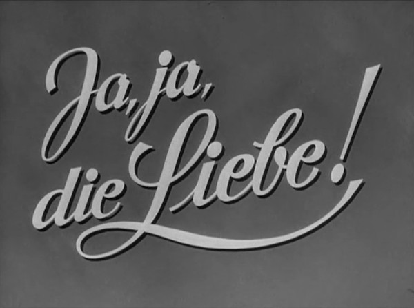 JA JA DIE LIEBE 1938