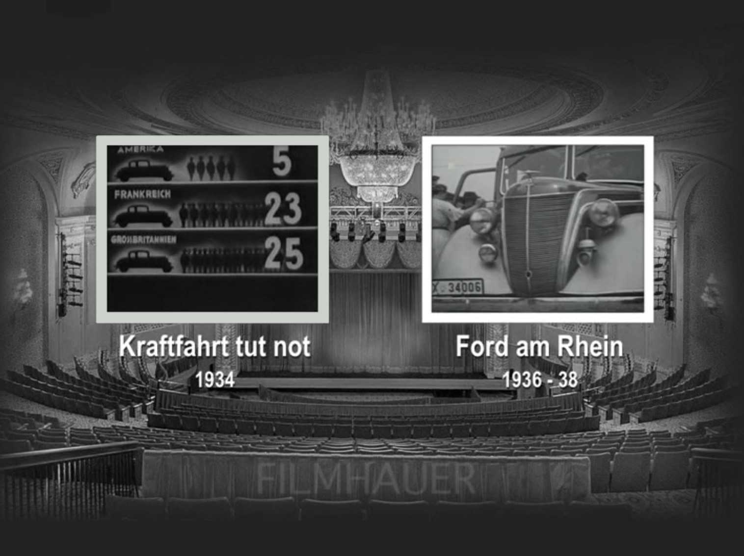 KRAFTFAHRT TUT NOT 1934 - FORD AM RHEIN 1936-38