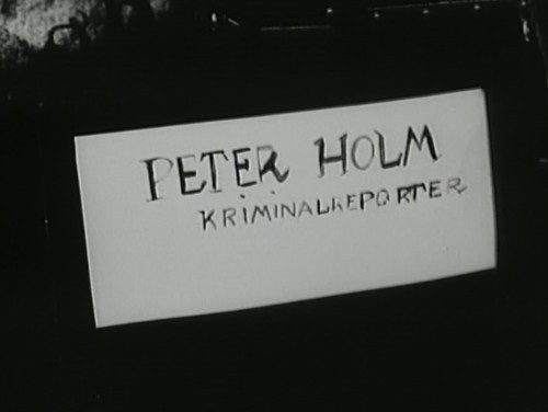 KRIMINALREPORTER HOLM 1935