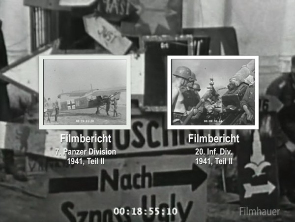VERLORENE FILMBERICHT DER WEHRMACHT: 7. PzD. Teil 2 1941 - 20. INF. DIV Teil 2 1941