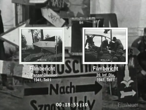 VERLORENE FILMBERICHT DER WEHRMACHT: 7. PzD. Teil 1 - 20. INF. DIV Teil 1 - 1941
