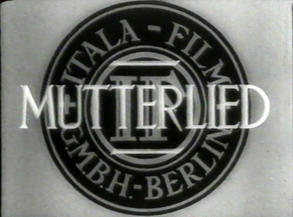 MUTTERLIED 1937