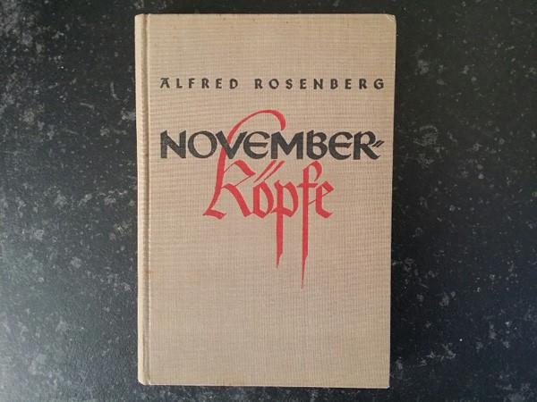 NOVEMBER KOEPFE 1939 - Alfred Rosenberg