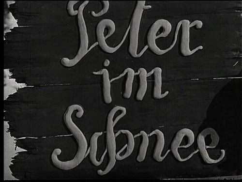 PETER IM SCHNEE 1937