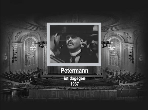 PETERMANN IST DAGEGEN 1937