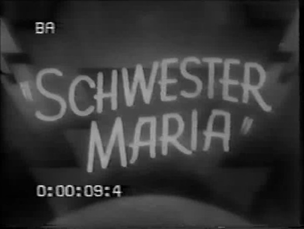 SCHWESTER MARIA 1937