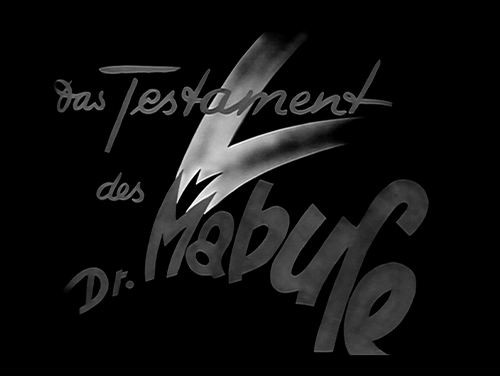DAS TESTAMENT DES DR. MABUSE