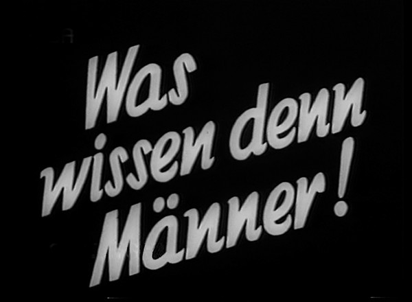 WAS WISSEN DEN MÄNNER 1933