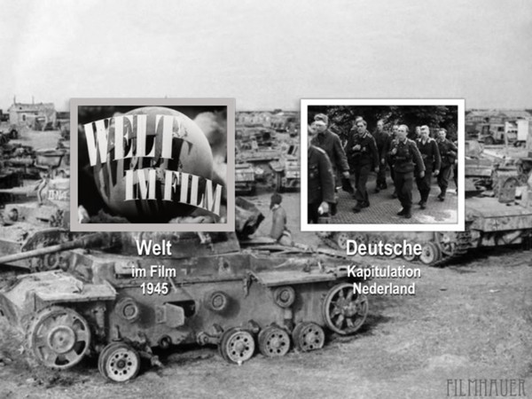 WELT IM FILM 1945 (Kapitulation) - DEUTSCHE KAPITULATION IN DER NEDERLAND